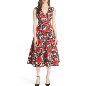 KATE SPADE ♠️ || Desert Muse - Poppy Field Structured Dress. Sz. 0